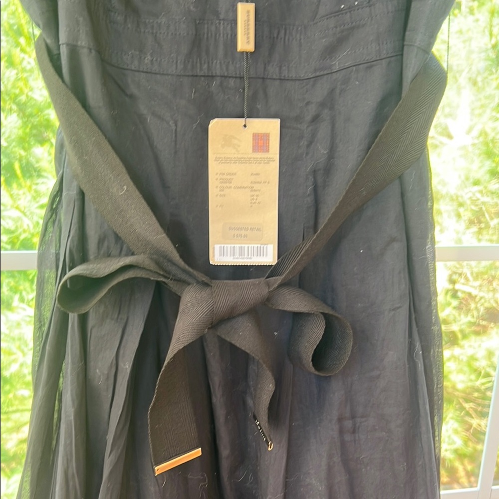 Burberry Black Sleeveless Midi Sundress - Picture 3 of 13